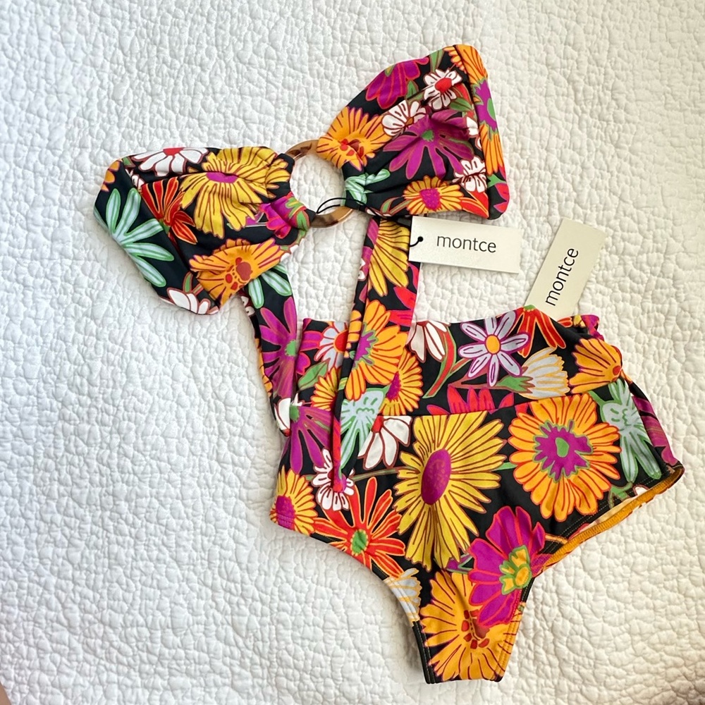 NWT Montce Janeane Floral Bikini Set
